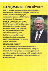 Mbco Strateji Danışmanlık Kurucusu Mehmet Buldurgan’dan firmalara tavsiyeler: Capital Dergisi Kobi Eki’nde